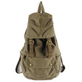 Versatile Large Capacity Canvas Backpack for Travel