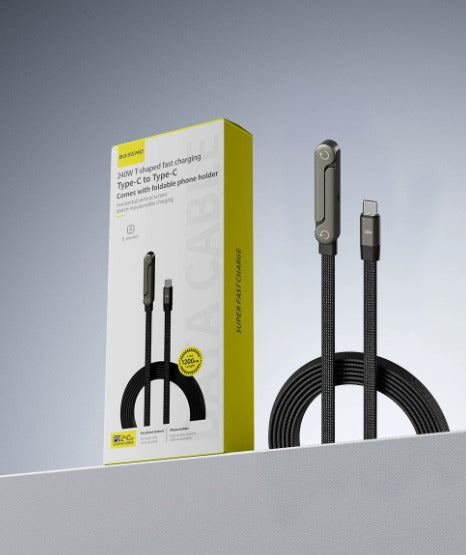 240W Foldable Charging Cable with Bracket
